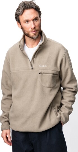 Local Rule Fleece Pullover Beige Golfgenser herre Beige Medium