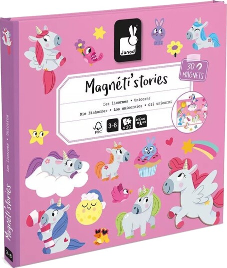 Janod Magneti'stories Unicorns Pink Janod Magneti'stories Unicorns Pink