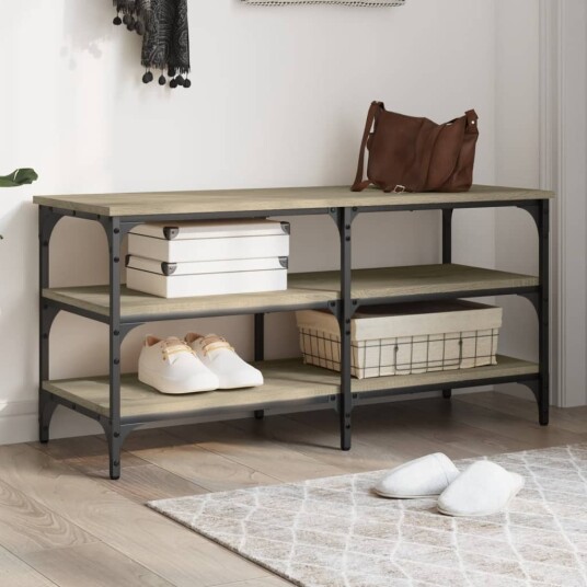Skoskap sonoma eik 100x38,5x49 cm konstruert tre 8721012340954