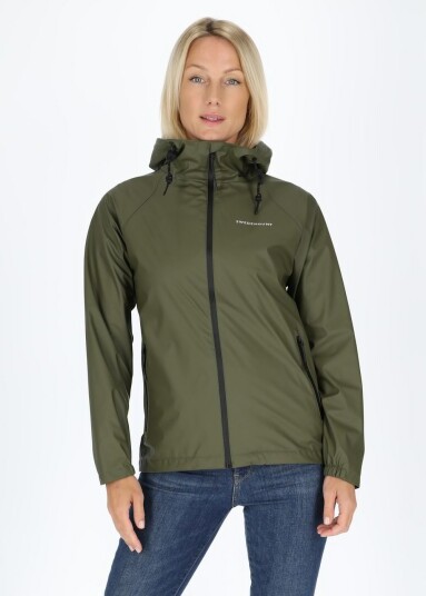 Swedemount Koster Jacket W Dk Olive 42 Regnjakker Swedemount Koster Jacket W Dk Olive 42 Regnjakker