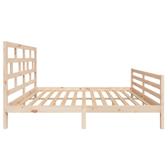 vidaXL Sengeramme heltre furu 160x200 cm