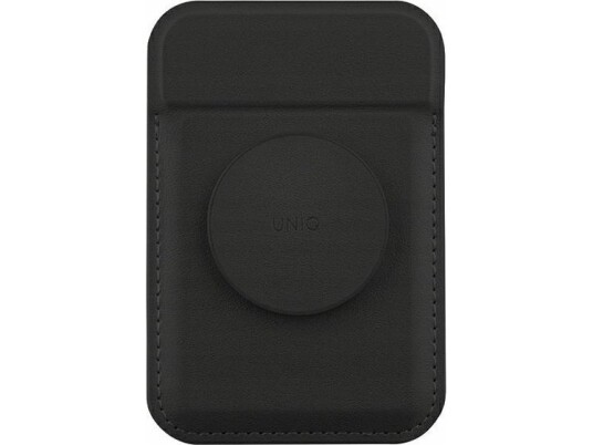 Uniq Flixa Magnetkortlommebok Med Stativ Svart/Kulosort Magsafe