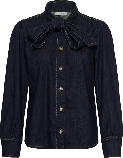 Kaffe Kamolly Denim Shirt Navy 40 Kaffe Kamolly Denim Shirt Navy 40