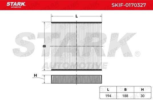 Kupefilter STARK SKIF-0170327 Kupefilter STARK SKIF-0170327