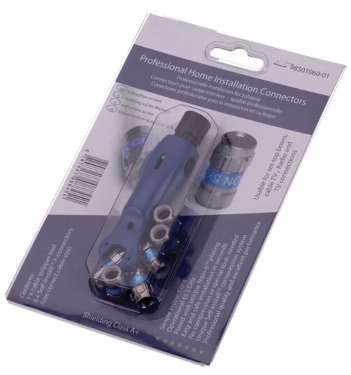 Triax DIY antenne-kit med F-koblinger KOKA 6/80/500 Triax DIY antenne-kit med F-koblinger KOKA 6/80/500