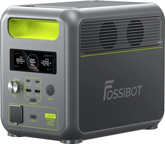 FOSSiBOT Ladestasjon FBP1200 Grønn 1200w 1958wh FOSSiBOT Ladestasjon FBP1200 Grønn 1200w 1958wh