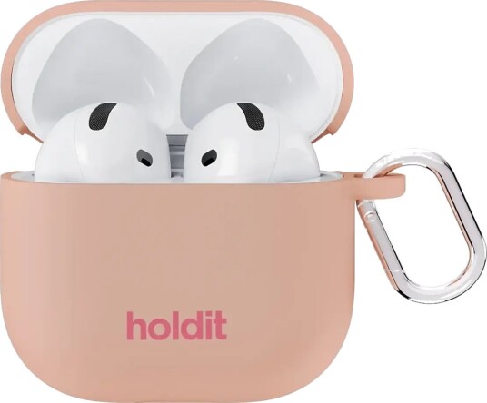 Holdit Silicone Case Solid Airpods 4 Pink AIRPODS 4 Holdit Silicone Case Solid Airpods 4 Pink AIRPODS 4