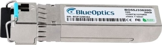 Blueoptics Sfp-10G-Bx-D-20-Va-Bo Fiber Optisk 10000 Mbit/S Sfp+ Lc 20000 M 1330 Nm Blueoptics Sfp-10G-Bx-D-20-Va-Bo Fiber Optisk 10000 Mbit/S Sfp+ Lc 20000 M 1330 Nm