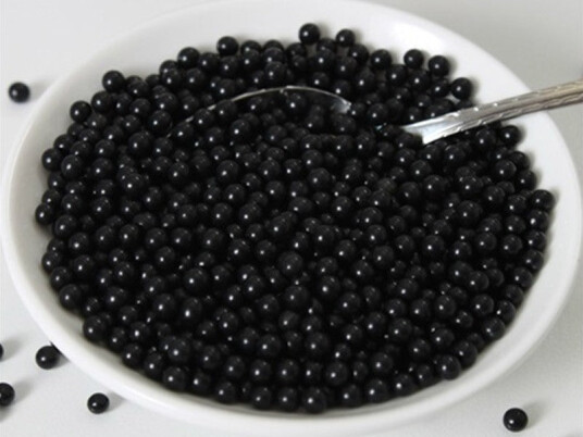 Kakestrø Sukkerperler Glinsende Svart 4mm Kakestrø Sukkerperler Glinsende Svart 4mm
