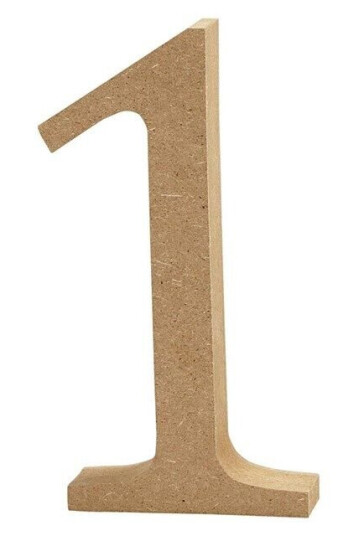 Creativ Company Number 1 MDF 8cm 1pc.