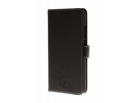 Insmat Exclusive Flip Case - Lommebok For Mobiltelefon - Ekte Skinn - Svart - For Huawei Y7 Insmat Exclusive Flip Case - Lommebok For Mobiltelefon - Ekte Skinn - Svart - For Huawei Y7