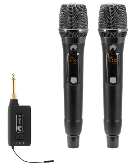 Omnitronic Set FAS TWO Trådløst system (660-690MHz) 2x håndholdt mik
