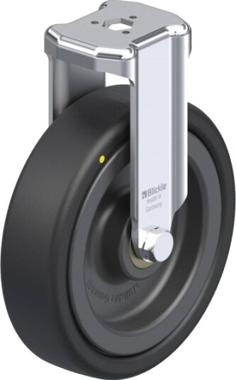 Blickle 335893 Bkra-Vpa 126K-El Fast Hjul, Hjuldiameter 125 Mm, Bæreevne (Maks.) 95 Kg (1 Stk.)
