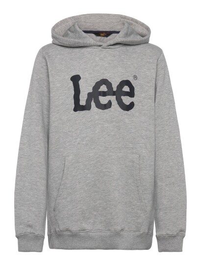 Lee Jeans Wobbly Graphic Bb Oth Hoodie Grey 140 Lee Jeans Wobbly Graphic Bb Oth Hoodie Grey 140