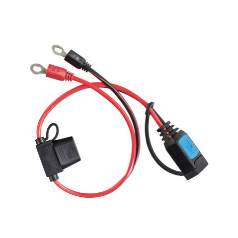 Victron Energy Tilkoblingskabel m sko M8 m/30A sikring