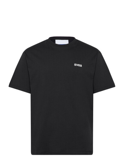 Svea Smaustin Boxy Ss T-Shirt - Black - S