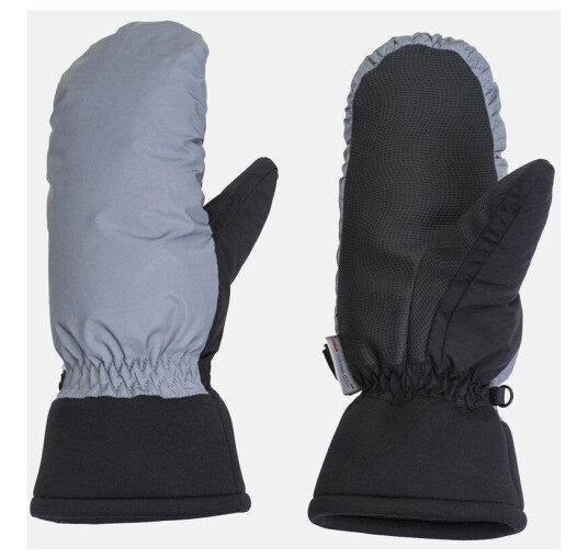 Lenny Jr Mittens-Sw, Reflective Silver, 5,  Skihansker