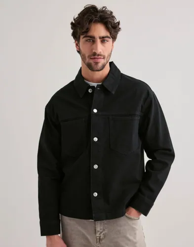 Que Sera Sera Dean Denim Jacket Jeansjakker Svart Que Sera Sera Dean Denim Jacket Jeansjakker Svart