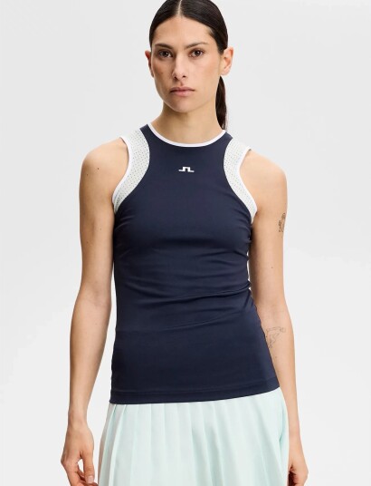 J. Lindeberg Nora Sleeveless Top Navy M