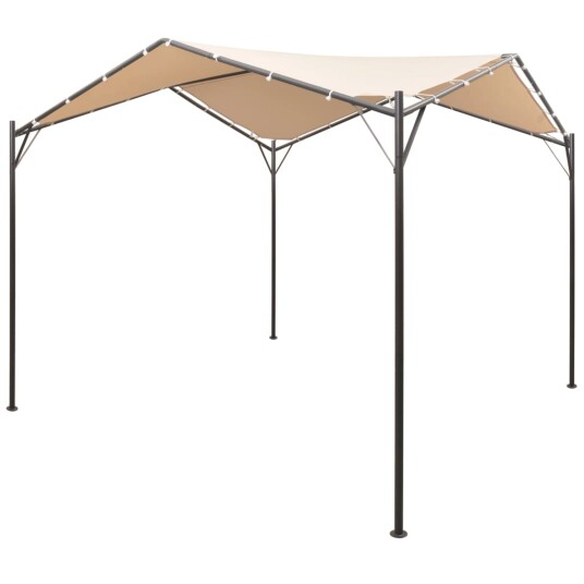 vidaXL Paviljongtelt 4x4 m stål Beige vidaXL Paviljongtelt 4x4 m stål Beige