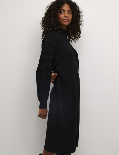 Kaffe Kananna Knit Dress Black XS Kaffe Kananna Knit Dress Black XS