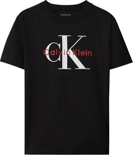 Calvin Klein Ck Monologo Ss T Shirt Black 128 Calvin Klein Ck Monologo Ss T Shirt Black 128