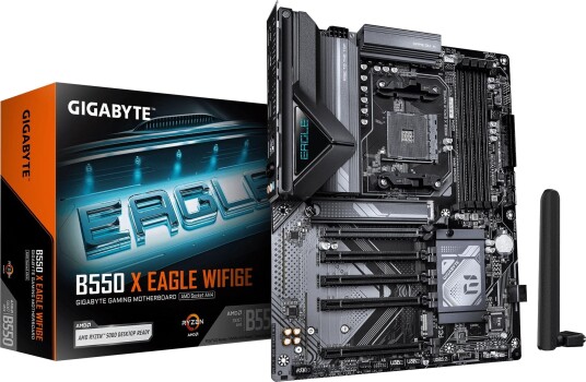 Gigabyte B550 X Eagle WiFi 6E hovedkort B550/AM4/ATX/DDR4 B550 X EAGLE WF6E