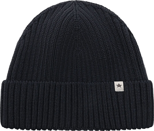 Huttelihut Beanie Wool Knit - Navy - 52\2-4Y