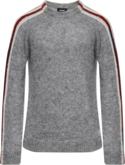 Dsquared2 Herre Strikkevarer Grå 2XL, Dsquared2 Herre Strikkevarer Grå 2XL,