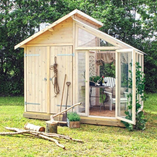 Drivhus PLUS Med Lagringplass 6,6 m2 Drivhus PLUS Med Lagringplass 6,6 m2