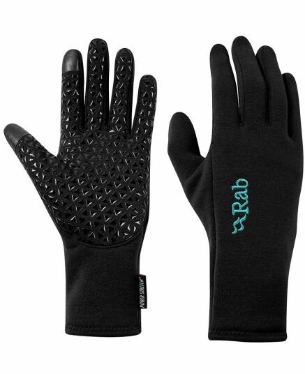 Rab Power Stretch Contact Grip Wmns Svart Svart female XL