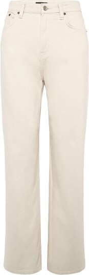 Lauren Ralph Lauren High Rise Straight Jean Cream 26 Lauren Ralph Lauren High Rise Straight Jean Cream 26