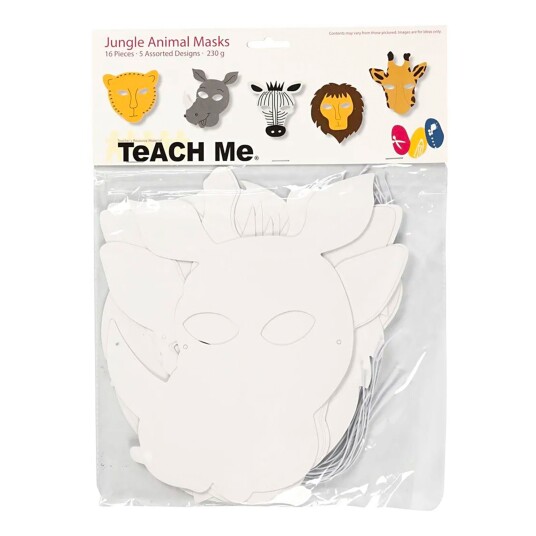 Cc DIY Jungelmasker - 16-pakning