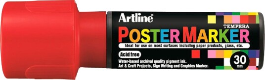 Artline Plakatmarker (30mm) R??d