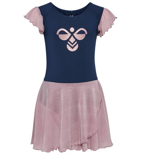 Hummel Hmljr Mix Glitter Dress Navy 134