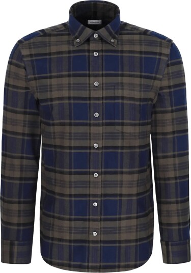 Seidensticker Casual Shirt Regular DARK OLIVE 42 Seidensticker Casual Shirt Regular DARK OLIVE 42