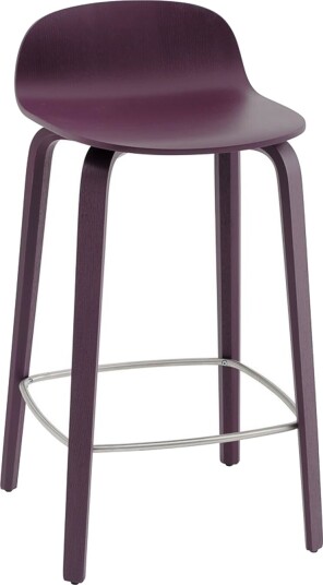Muuto Visu Barkrakk Med Base H65 Mørk Plomme