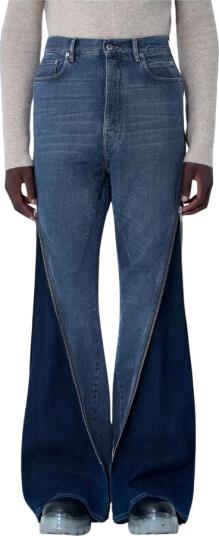 Rick Owens Herre Jeans Grå W32,