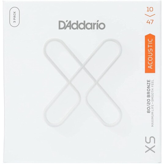 D'Addario Xsabr1047-3p Xs Bronze (010-047) 3-Pakning