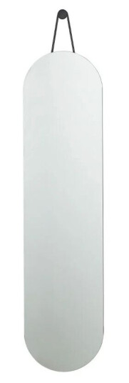Zone A-Wall Mirror speil black, large Zone A-Wall Mirror speil black, large