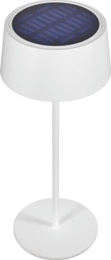 Realpower Led Solar Bordlampe Dimbar Med Batteri Baltas Realpower Led Solar Bordlampe Dimbar Med Batteri Baltas