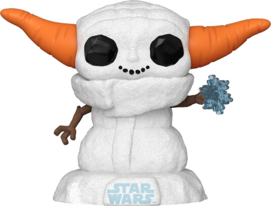 Funko POP! Star Wars: The Mandalorian Holiday Snowman Grogu