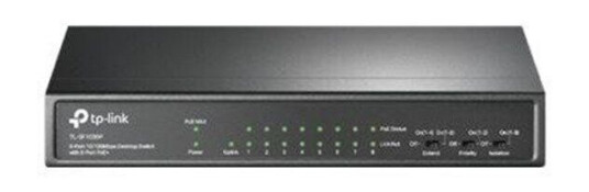 TP-Link TL-SF1009P 9-Port 10/100Mbps Desktop Switch with 8-Port PoE+ (6935364052966)