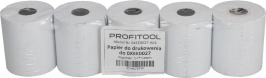 PROFITOOL 0XEE0027-A01 Termoprinterpapir, klimaserviceapparat