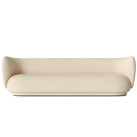 Ferm Living Rico Brushed 4 Seter Sofa Off white Ferm Living Rico Brushed 4 Seter Sofa Off white