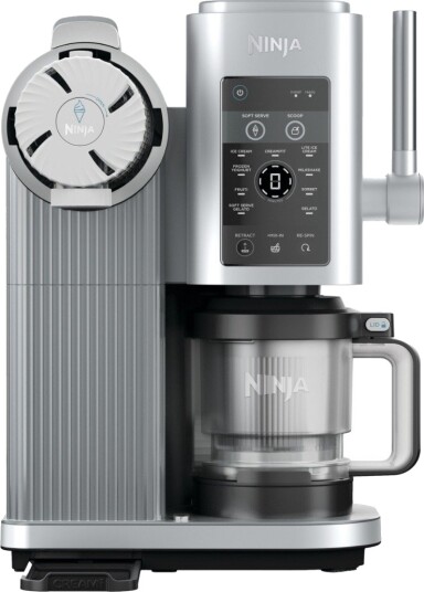 Ninja Swirl CREAMi Ismaskin Platina Sølv NC701EU med 13 Programmer Ninja Swirl CREAMi Ismaskin Platina Sølv NC701EU med 13 Programmer