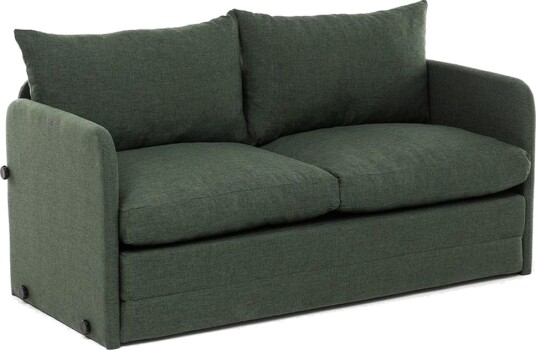 2 seters sovesofa Rubby 128 x 70 x 66 cm Grønn Grønn 2 seters sovesofa Rubby 128 x 70 x 66 cm Grønn Grønn