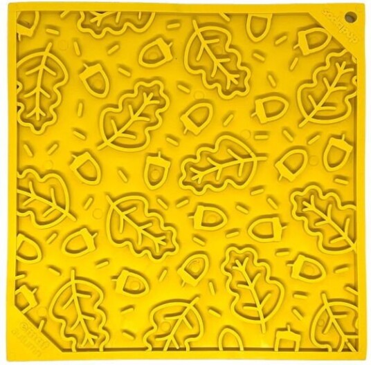Sodapup Slikkematte Autumn Gul 20X20 cm