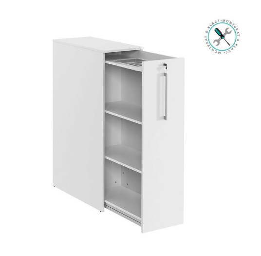Design Studio Sideskap 3-Klokkeplan, 18 Varianter