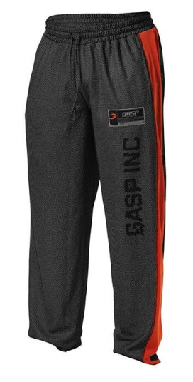 No 1 Mesh Pant Black/Flame Svart/Orange Large
